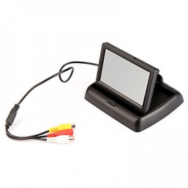 4.3" Foldable TFT Color LCD Car Reverse Rearview Security Monitor for Camera DVD VCR