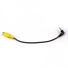 Car RCA to AUX 2.5mm AV IN Cable Adapter for Car Rear View Parking Camera to GPS Tablet Phone