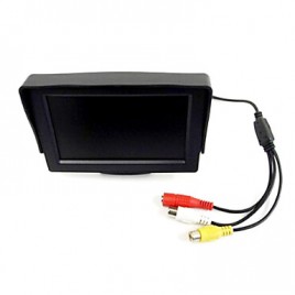 4.3 Inch Sunshade TFT-LCD Car Rearview Monitor With Stand Reverse Backup High Quality