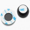 1 Pcs Car Rearview Mirror Small Round Mirror Wide-angle Adjustable Visual Convex Surface with Rotating Base